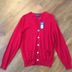 Polo Golf cardigan Red